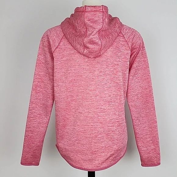 Under Armour Cold Gear Storm 1 Heathered Pink Hoodie Pocket Size S - Picture 3 of 14